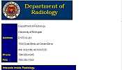 UMHS Radiology Home Page